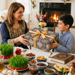 Persian New Year Party Gifts for Nowruz Events Wrapping Paper