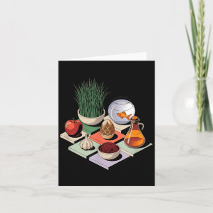 Persian new year spring festival - nowruz card