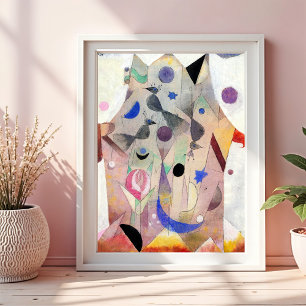 Persian Nightingales by Paul Klee, Abstract Art Poster