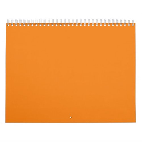 Persian OrangeSand BrownTan Calendar