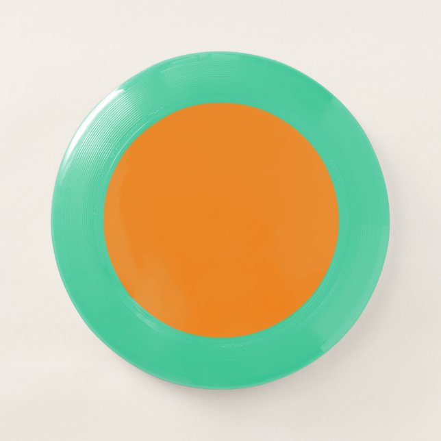 Persian Orange,Sand Brown,Tan, Wham-O Frisbee (Front)