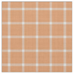 Persian Orange Windowpane Gingham Plaid Fabric