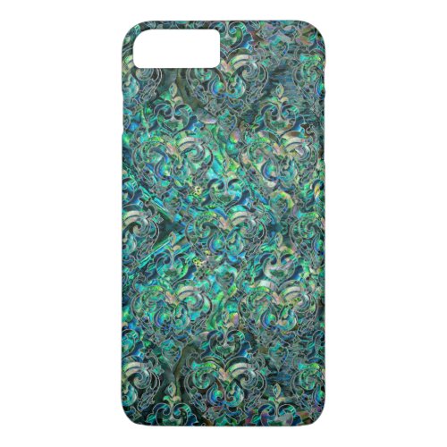 Persian Oriental pattern abalone and silver iPhone 8 Plus7 Plus Case