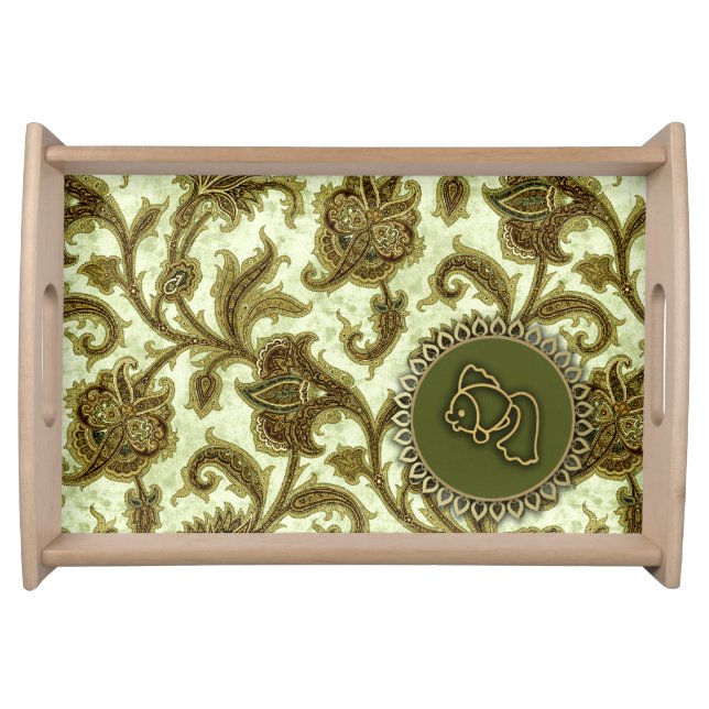 Persian Pattern Design Nowruz Gift Serving Tray (Front)