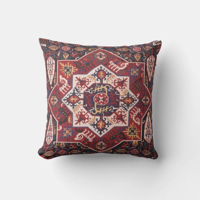Persian pattern outdoor pillow (Front)