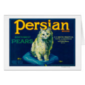 Persian Pear Crate LabelYakima, WA (Front Horizontal)