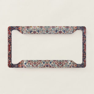 Persian Pink Purple Red  License Plate Frame