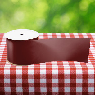 Persian Plum Solid Color Satin Ribbon