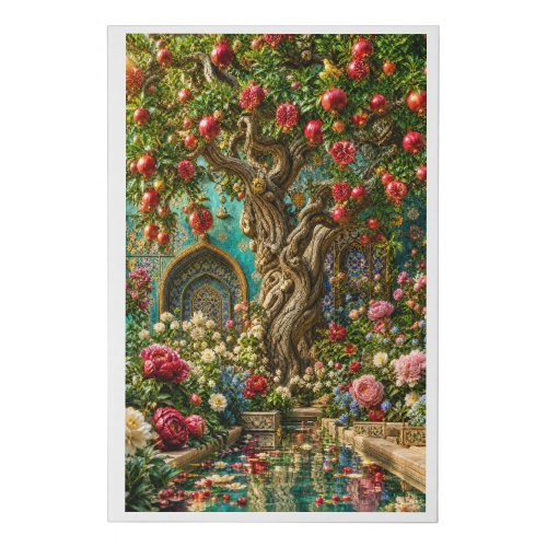 Persian Pomegranate Tree Wall Art