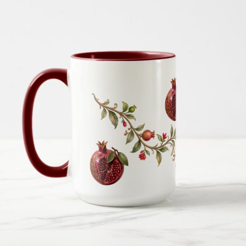 Persian Pomegranate Tree Wall Art | Luxury Botanic Mug