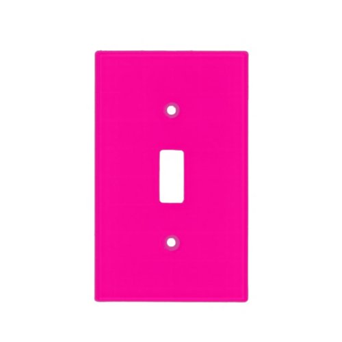 Persian Rose solid deep pink Light Switch Cover