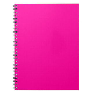Persian Rose solid deep pink Notebook