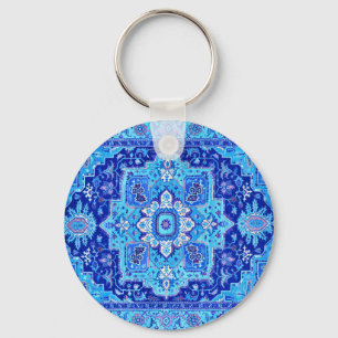PERSIAN RUG - Blue Keychain