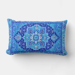 PERSIAN RUG - Blue Lumbar Pillow