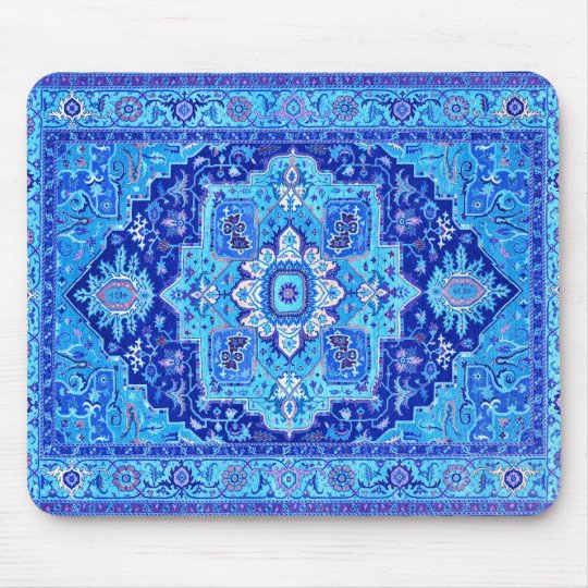 PERSIAN RUG Blue Mouse Pad