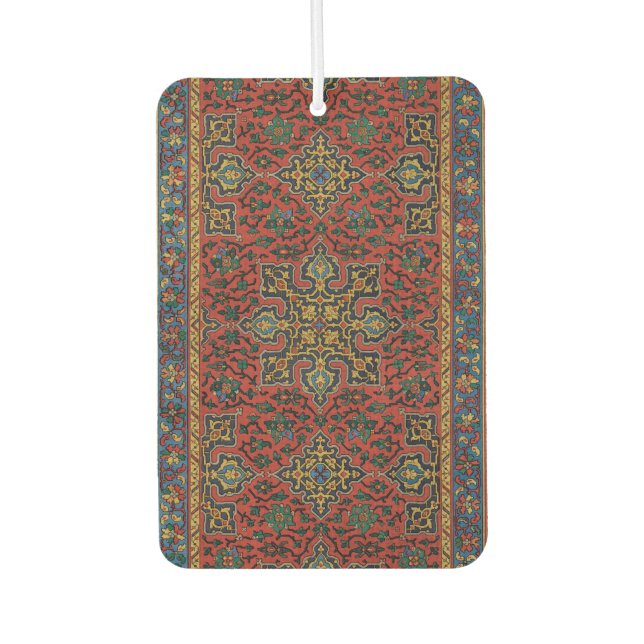 Persian Rug Carpet Red Blue Classic Air Freshener (Front)