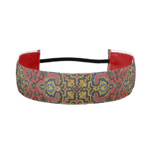 Persian Rug Carpet Red Blue Classic Athletic Headband