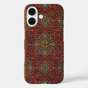 Persian Rug Carpet Red Blue Classic iPhone 16 Case