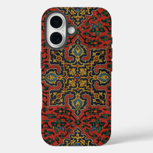 Persian Rug Carpet Red Blue Classic iPhone 16 Case