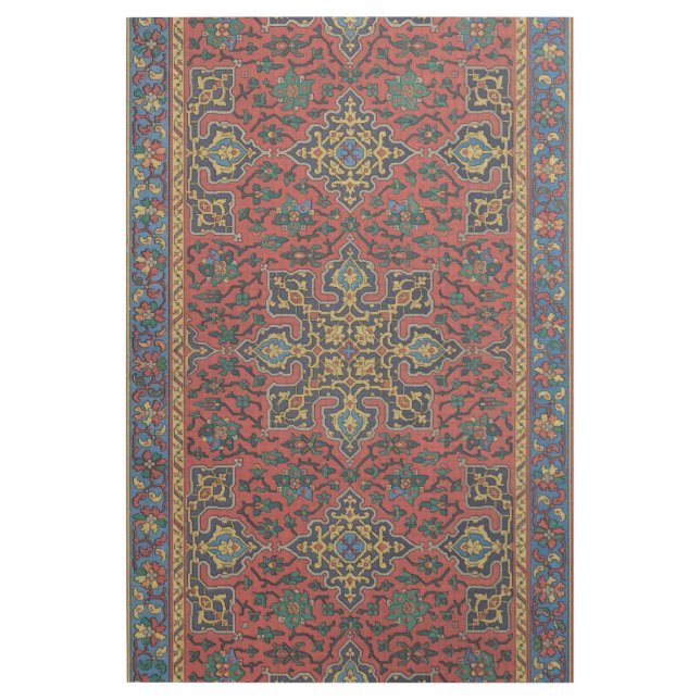 Persian Rug Carpet Red Blue Classic Gallery Wrap (Front)