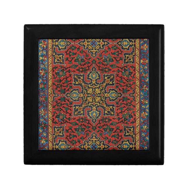 Persian Rug Carpet Red Blue Classic Gift Box (Front)