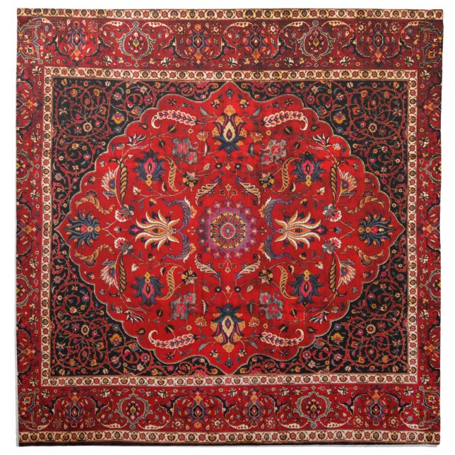 Persian Rug Cloth Napkins (Front)