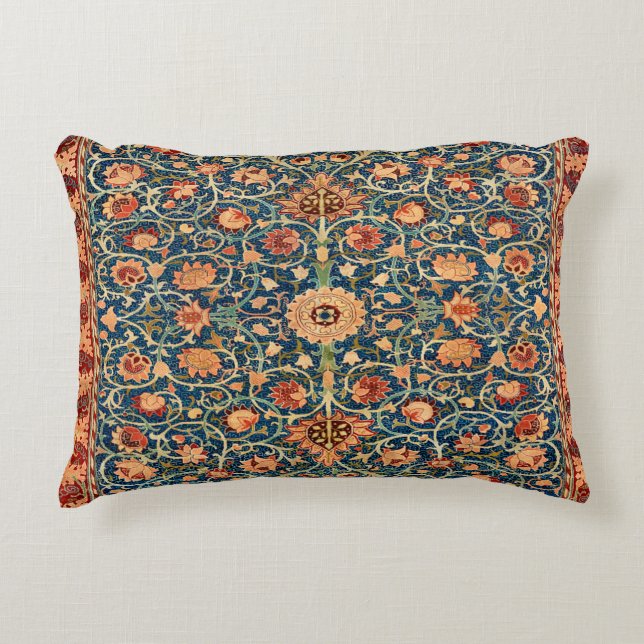 Persian Rug Design Accent Pillow (Front)
