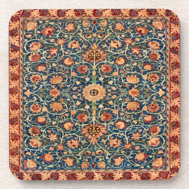 Persian Rug Design Beverage Coaster (Front)