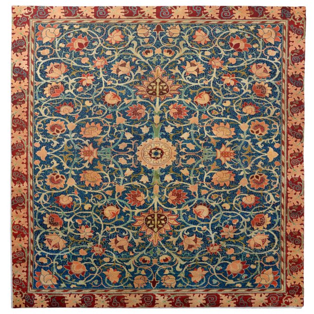 Persian Rug Design Cloth Napkin (Front)