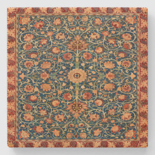 Persian Rug Design Stone Coaster