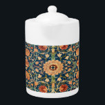 Persian Rug Design Teapot<br><div class="desc">Classical Persian design rug design. 

Customize to your liking.</div>