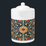 Persian Rug Design Teapot<br><div class="desc">Classical Persian design rug design. 

Customize to your liking.</div>