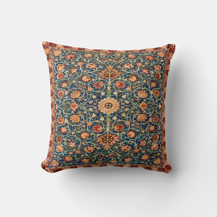 Persian Rug Design Throw Pillow | Zazzle