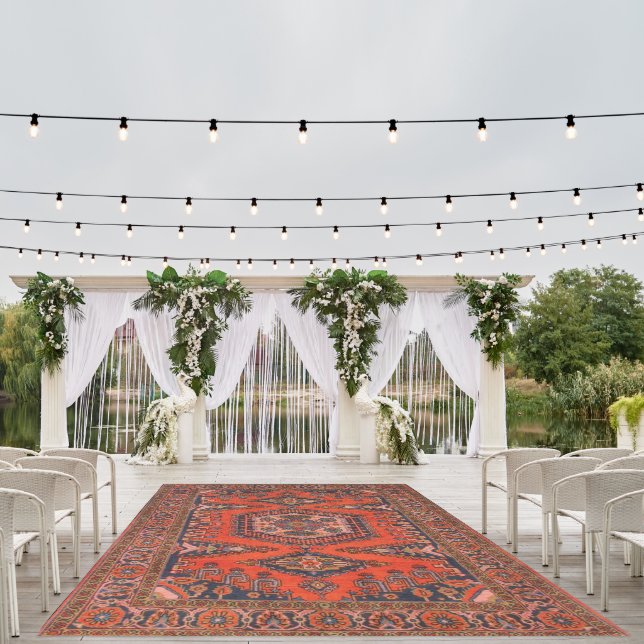 Persian Rug Eastern Accent Vintage Turkish Retro  (Insitu (Wedding 1))