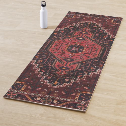 Persian Rug Eastern Accent Vintage Turkish Retro  Yoga Mat