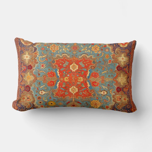 Persian Rug Lumbar Pillow (Front)