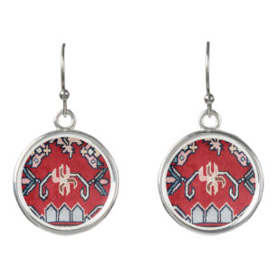 Persian Rug Photo  Earrings