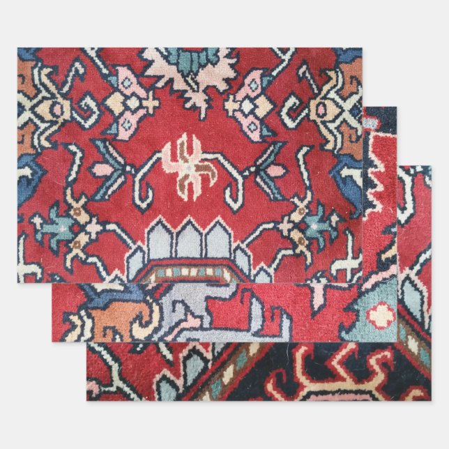 Persian Rug Photo  Wrapping Paper Sheets (Set)