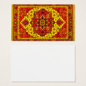 PERSIAN RUG - Red & Yellow (Front & Back)