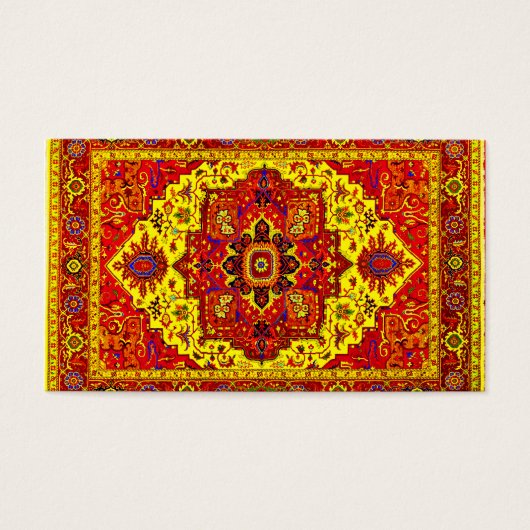 PERSIAN RUG - Red & Yellow (Front)