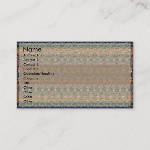 Persian Rug Standard Card Business Card Template