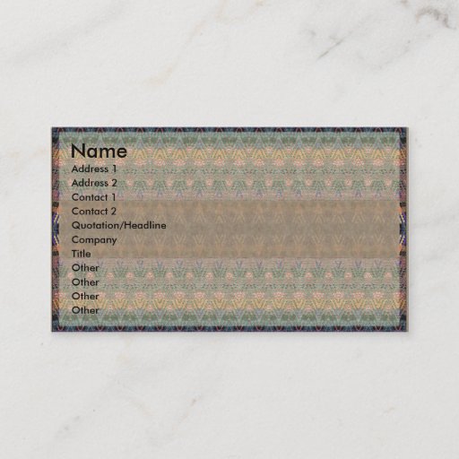 Customizable Persian Rug Standard Card Business Card Template