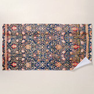  Persian Silk Rug Print Beach Towel