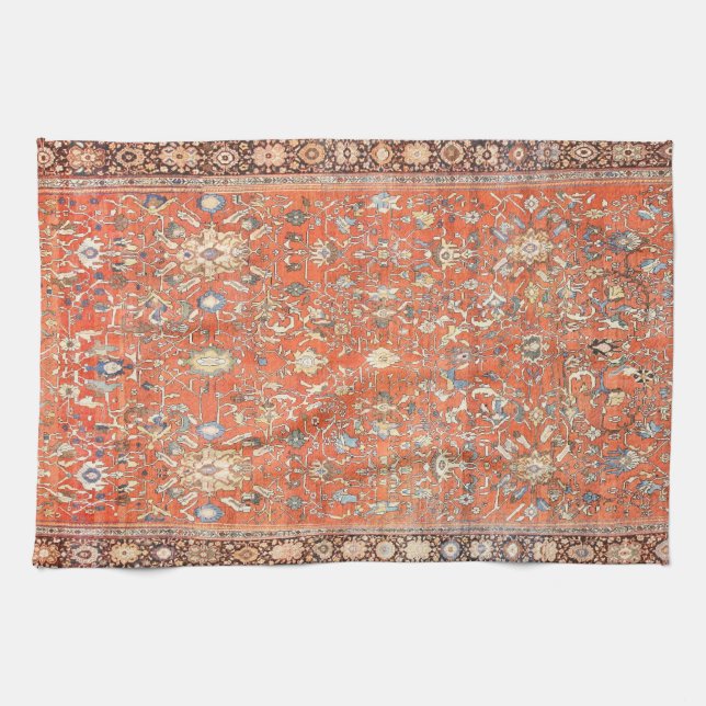  Persian Silk Rug Print Kitchen Towel (Horizontal)