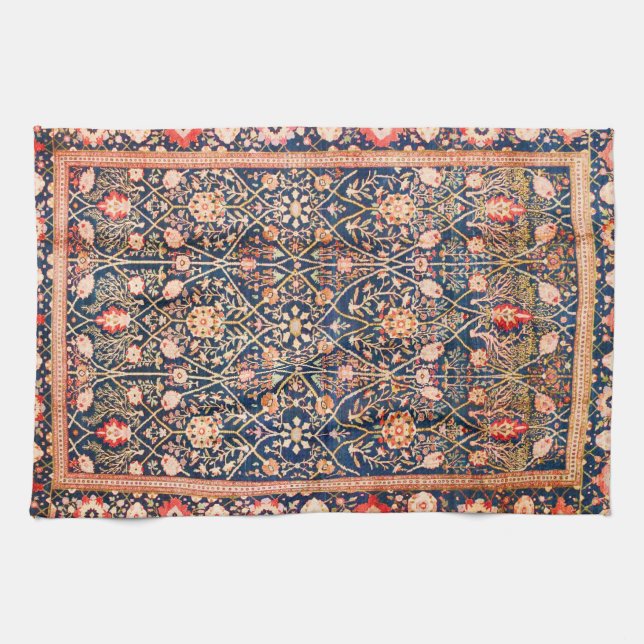  Persian Silk Rug Print Kitchen Towel (Horizontal)