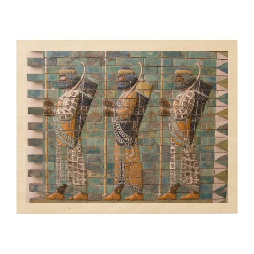 Persian Soldiers Wood Wall Art