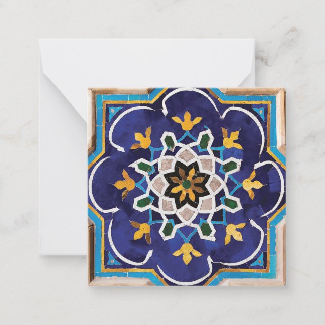 Persian Tile Note Card (Front)