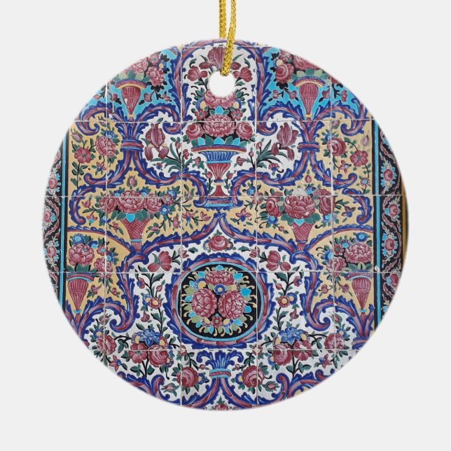 Persian Tiles Ceramic Ornament (Front)