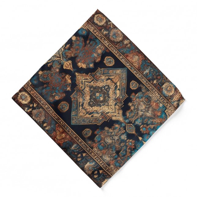 Persian Trendy Beautiful Old Pattern Collection Bandana (Front)