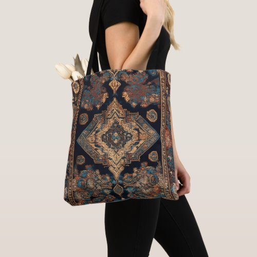 Persian Trendy Beautiful Old Pattern Collection Tote Bag